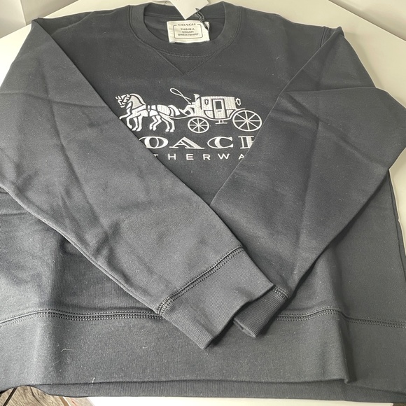 Coach Black Crew Neck Sweater - Picture 4 of 8